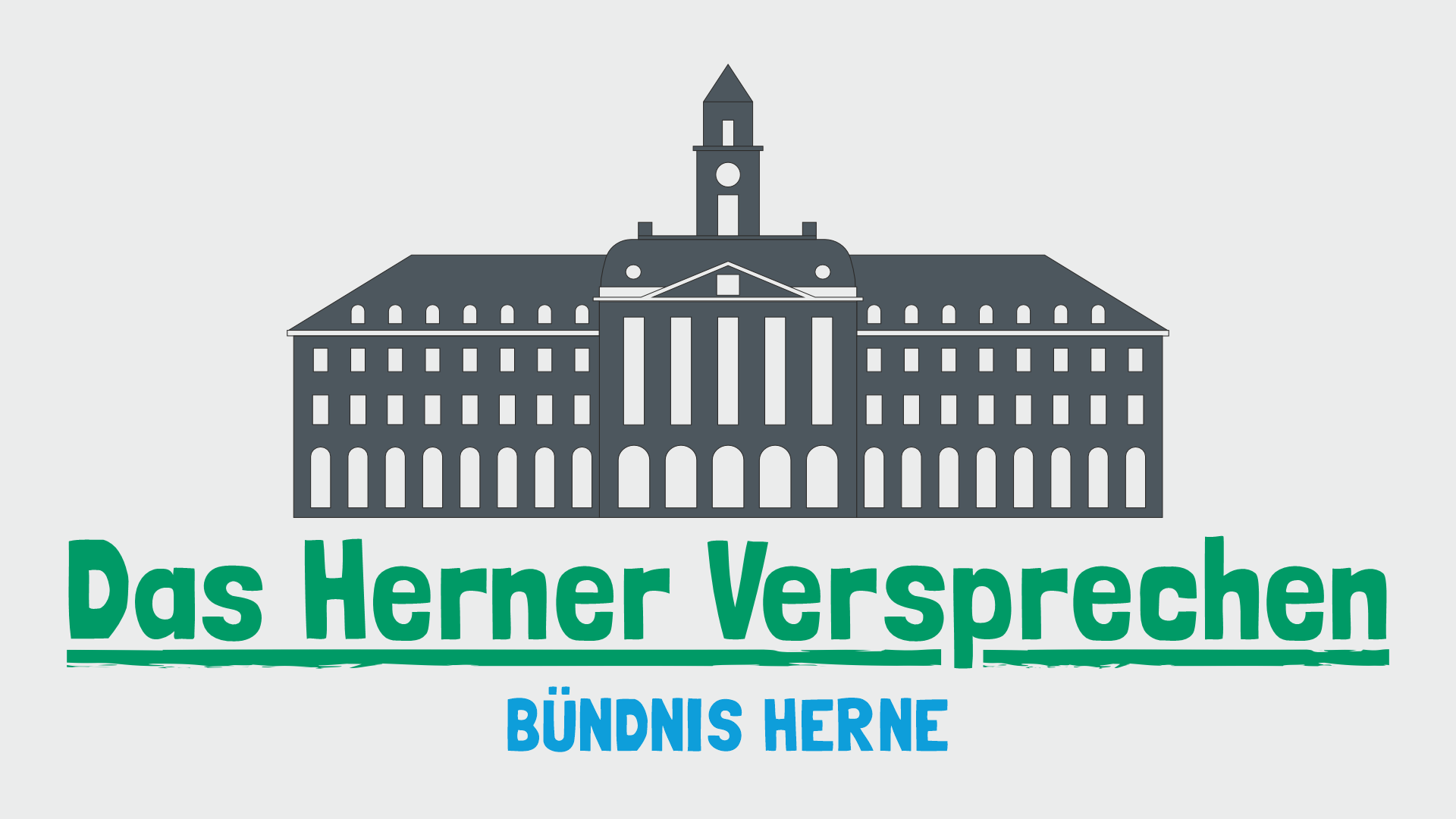 Logo des Herner Versprechens für Demokratie, Vielfalt und Zusammenhalt in Herne